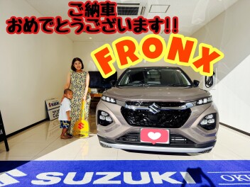 新型フロンクス納車しました♪♪